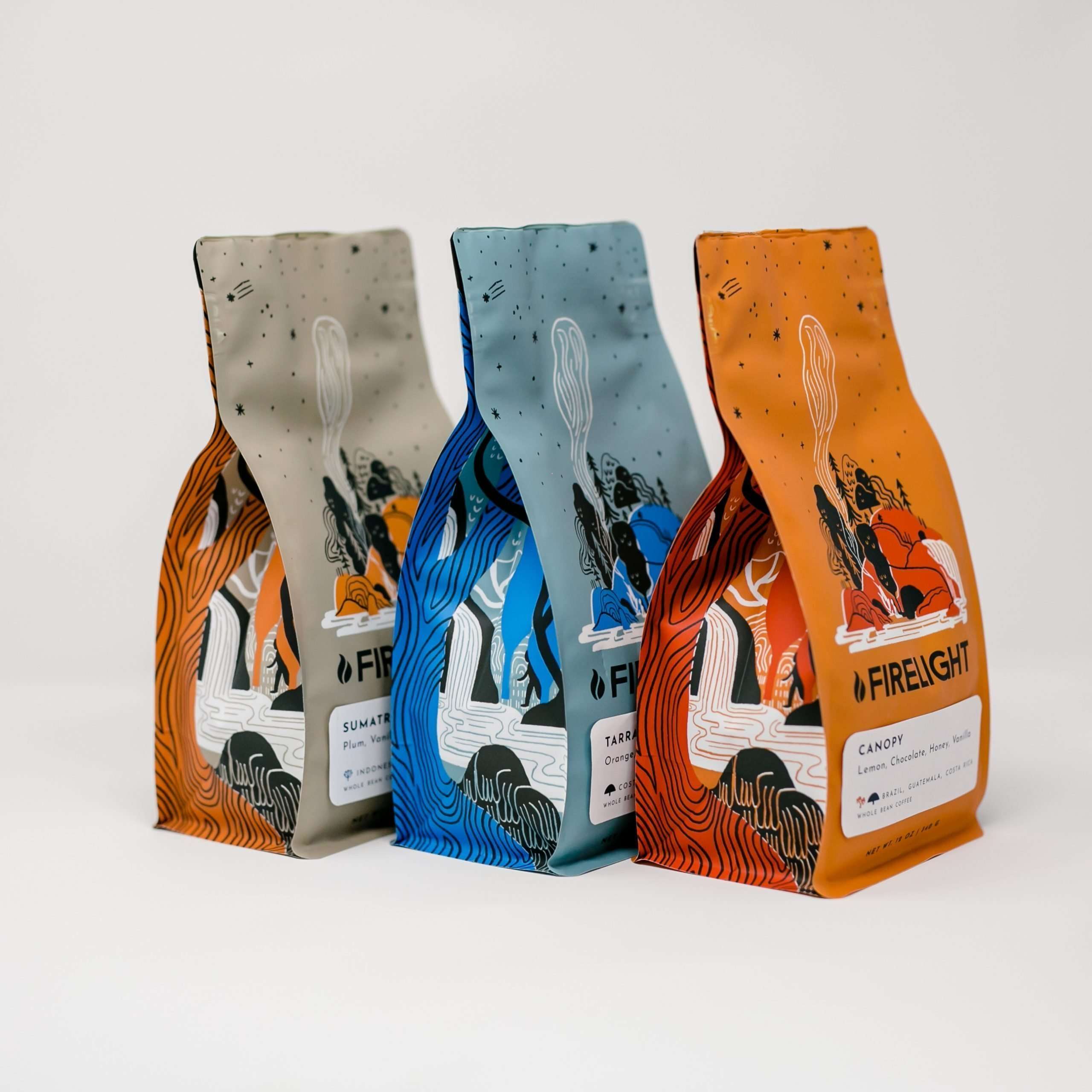 Firelight Coffee’s New Sustainable Packaging